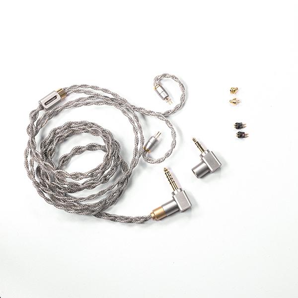(お取り寄せ) ddHiFi BC130Pro(NyxPro) リケーブル 交換用ケーブル イヤホンケーブル コネクタ プラグ 2pin mmcx 3.5mm 4.4mm ディーディーハイファイの画像