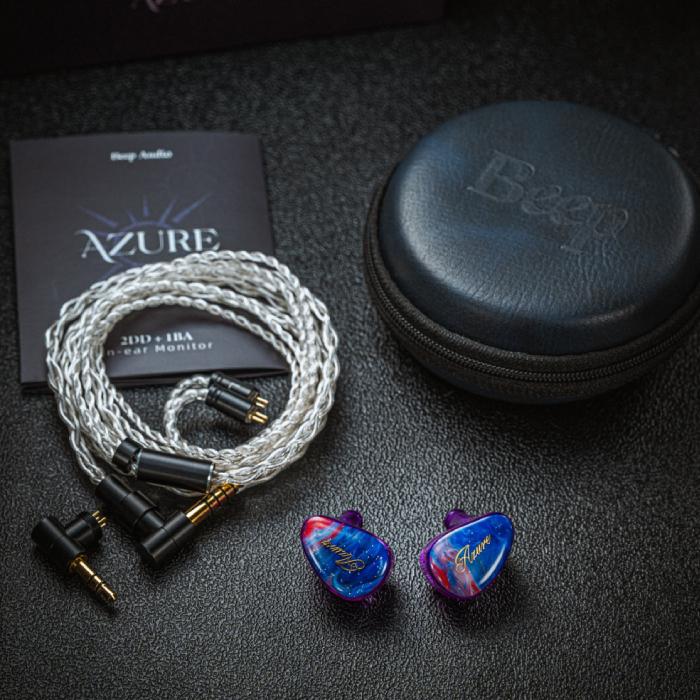 Beep Audio Azure 有線イヤホン カナル型 耳掛け式 リケーブル対応
