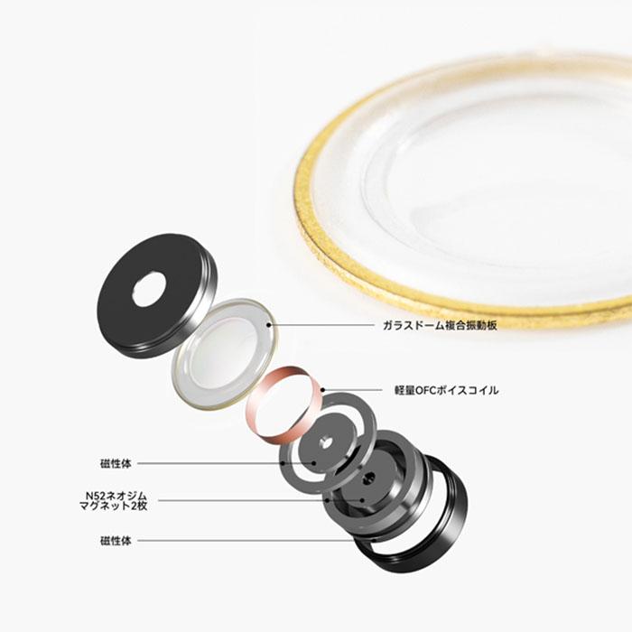 水月雨 (MOONDROP) Harmon 和鳴 有線イヤホン 耳掛け式 シュア掛け