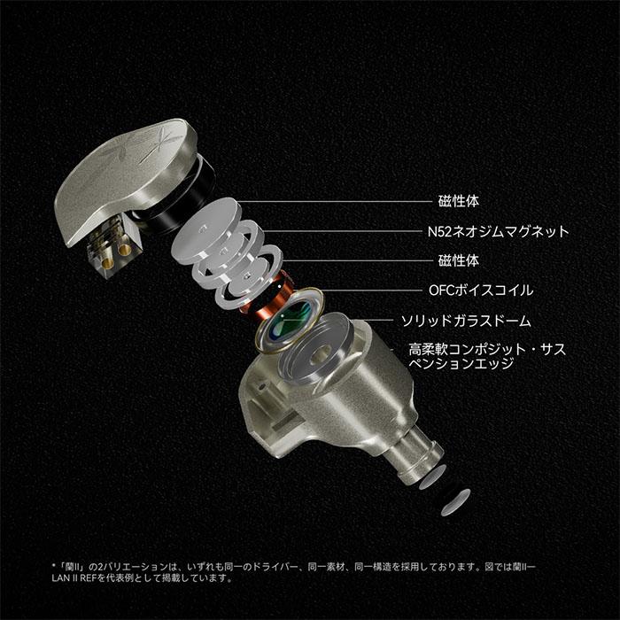 水月雨 (MOONDROP) 蘭 II - POP 有線イヤホン 密閉型 耳掛け式 リ