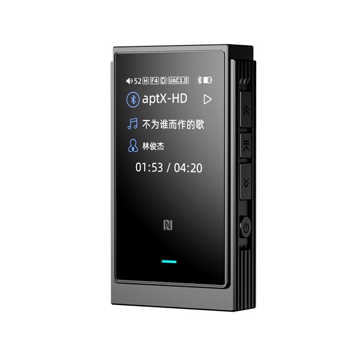 SHANLING UP6 Gray ワイヤレス Bluetooth DAC アンプ ポータブル レシーバー LDAC バランス接続 アプリ イコライザ EQ シャンリンの画像