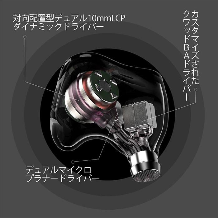SHANLING SHANLING Regal Green 有線イヤホン イヤホン 有線 密閉型
