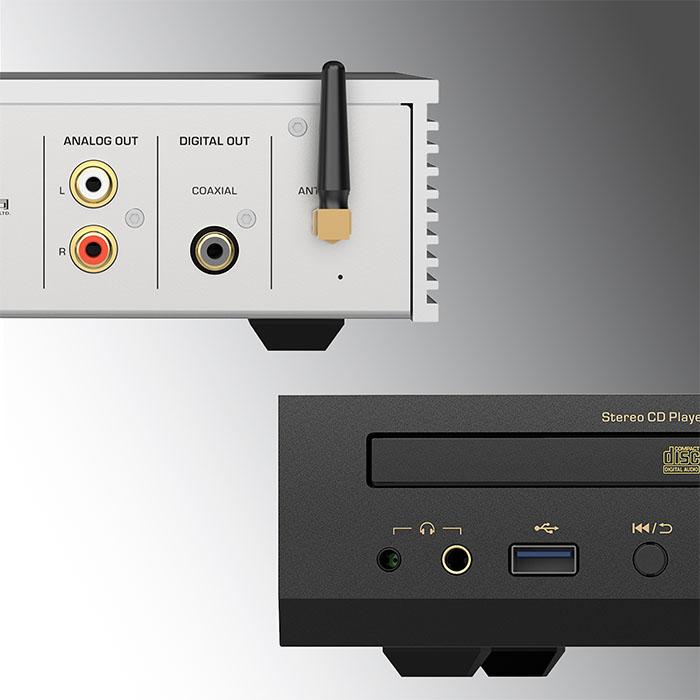 SHANLING CD80II Silver CDプレイヤー CDプレーヤー デスクトップ ハイレゾ 高音質 Bluetoothレシーバー ブルートゥース LDAC AAC シャンリン