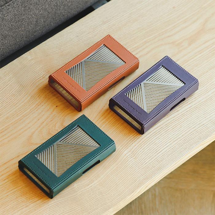 SHANLING SHANLING M7T 専用レザーケース Purple デジタルオーディオ