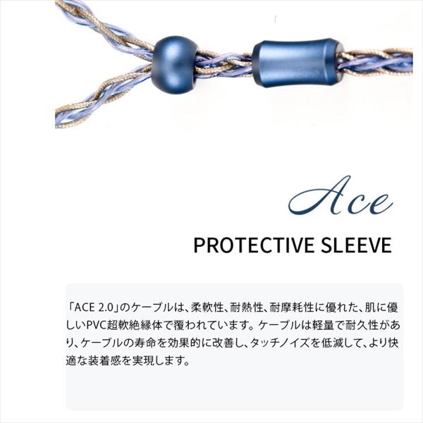 イヤホンケーブル) KINERA Ace2.0 0.78 2Pin リケーブル 交換用 イヤホンケーブル) KINERA Ace2.0 0.78 2Pin リケーブル 交換用
