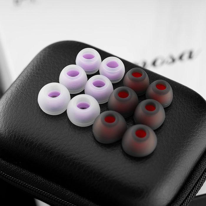 QoA（Queen of Audio） QoA Mimosa パープル 有線 イヤホン カナル型