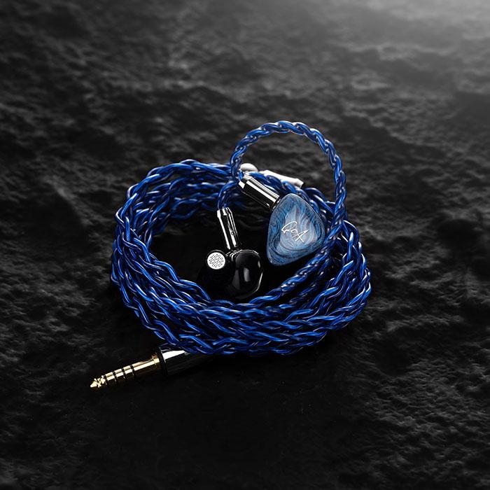 QoA Misty Blue 有線イヤホン イヤホン 耳掛け式 シュア掛け CIEM 2pin