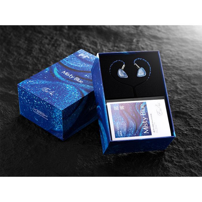 QoA Misty Blue 有線イヤホン イヤホン 耳掛け式 シュア掛け CIEM 2pin