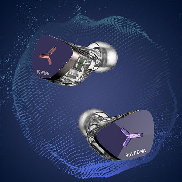 BGVP　DMA 　有線イヤホン　中華イヤホン BGVP DMA 有線イヤホン カナル型 耳掛け型 シュア掛け リケーブル対応