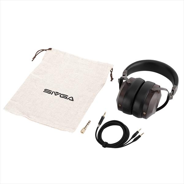 SIVGA Oriole 有線オーバーイヤーヘッドホン SIVGA Oriole ブラウン 密閉型 ヘッドホン 有線 リケーブル対応