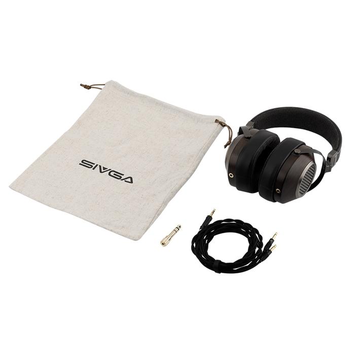 SIVGA Anser 有線 ヘッドホン 開放型 オープン ウッドハウジング