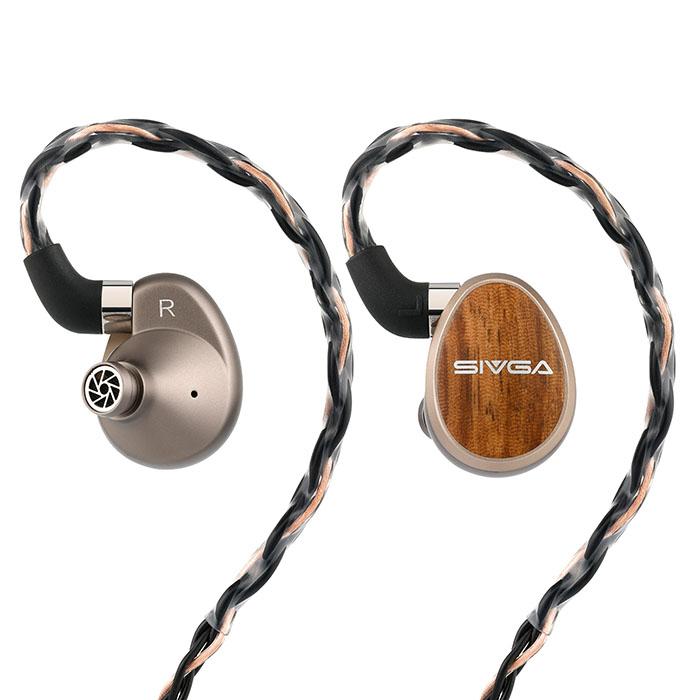 SIVGA Nightingale Pro 有線イヤホン 密閉型 耳掛け式 リケーブル対応 CIEM 2pin バランス接続 4.4mm5極 平面駆動型 ゼブラウッド シブガ_4