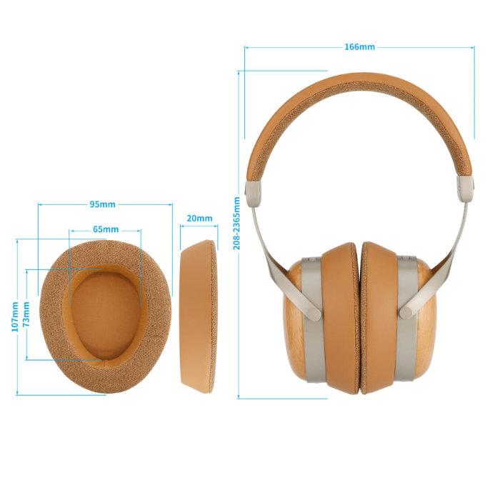 SIVGA SIVGA SV021Pro ビーチウッド 有線ヘッドホン オーバーイヤー