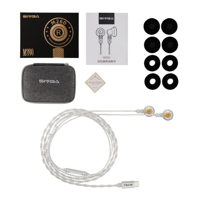 SIVGA SIVGA M260 (USB-C) 有線イヤホン インナーイヤー型 開放型 MMCX