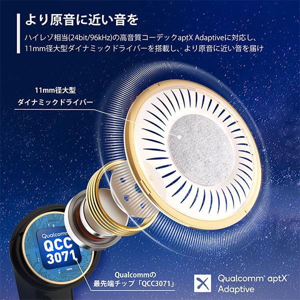 EarFun AirPro3 Bluetooth5.3 ホワイト ケース付き EarFun（イヤーファン） EarFun Air Pro 3 ブラック ワイヤレス