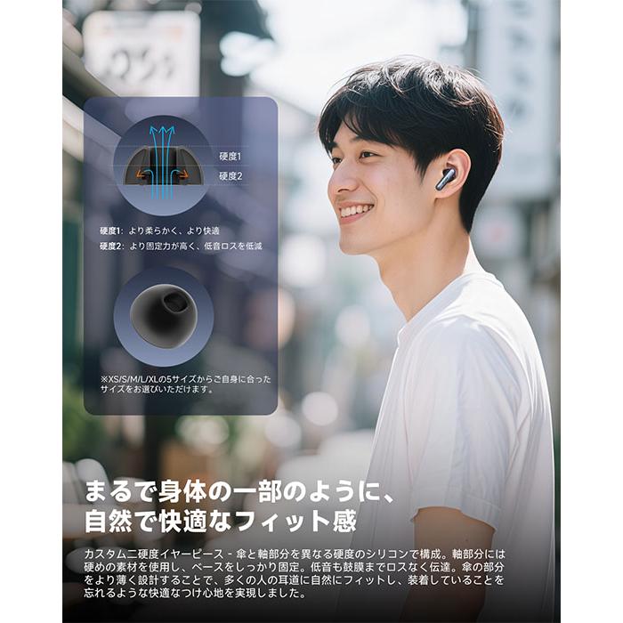EarFun（イヤーファン） EarFun Air Pro 4i Black ワイヤレスイヤホン
