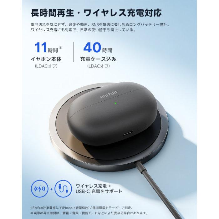 EarFun（イヤーファン） EarFun EarFun Clip 2 Black ワイヤレス