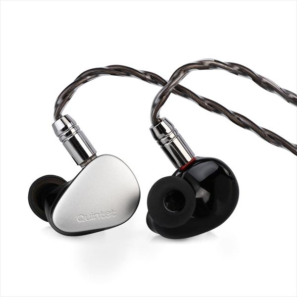 (有線イヤホン) Kiwi Ears Quintet カナル型 耳掛け型 シュア掛け リケーブル対応 iPhone Android PC 3.5mm 3極 (送料無料)｜e-earphone｜02