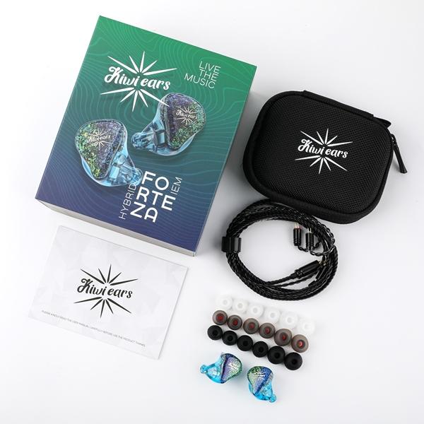 Kiwi Ears Forteza Blue 有線イヤホン カナル型 耳掛け型 シュア掛け