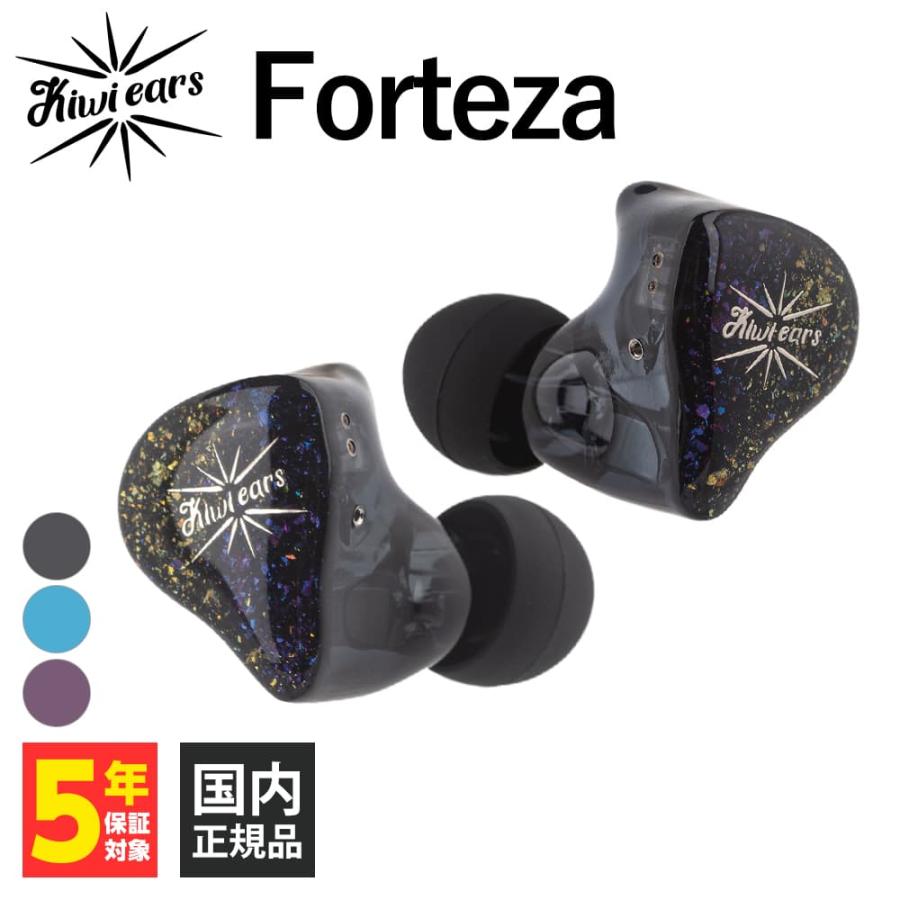 Kiwi Ears Kiwi Ears Forteza Black 有線イヤホン カナル型 耳掛け型