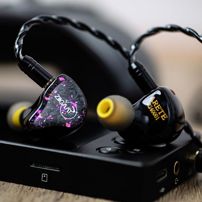 ZIIGAAT ZiiGaat ZiiGaat x Fresh Reviews Arete Black 有線イヤホン