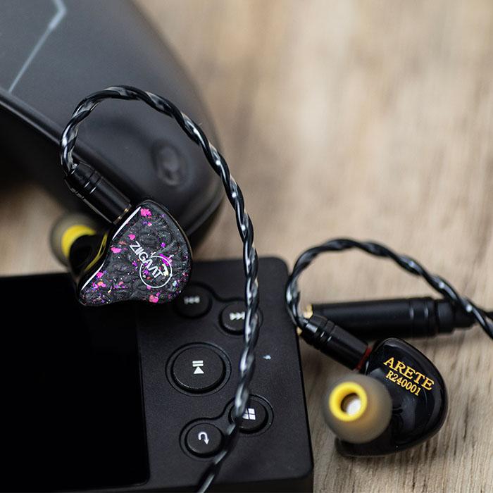 ZIIGAAT ZiiGaat ZiiGaat x Fresh Reviews Arete Black 有線イヤホン