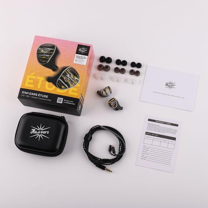 Kiwi Ears Etude 有線イヤホン カナル型 密閉型 モニター ニュートラル