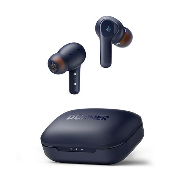 在庫限り) DONNER Dobuds ONE NavyBlue ワイヤレスイヤホン ノイキャン