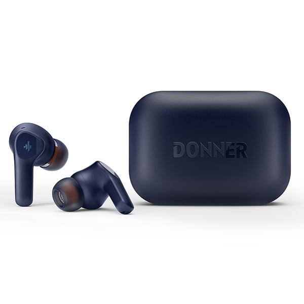 在庫限り) DONNER Dobuds ONE NavyBlue ワイヤレスイヤホン ノイキャン
