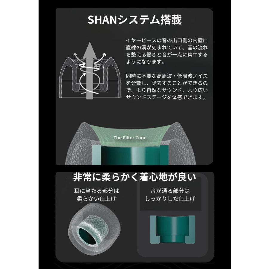 TANGZU Tang Sancai Wide Bore（唐三彩 Bore) S/M/L 各1ペア
