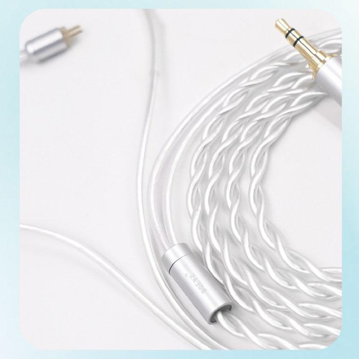 CLOUD ブラック/シアン 有線イヤフォン BQEYZ Cloud シアン（4.4mm） 有線イヤホン カナル型 耳かけ型 シュア