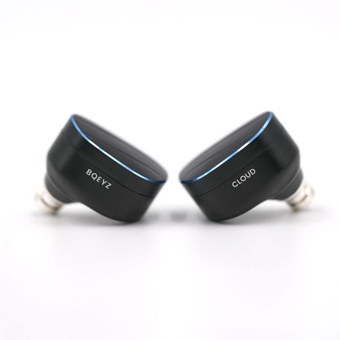BQEYZ Cloud ブラック（4.4mm） 有線イヤホン カナル型 耳かけ型 