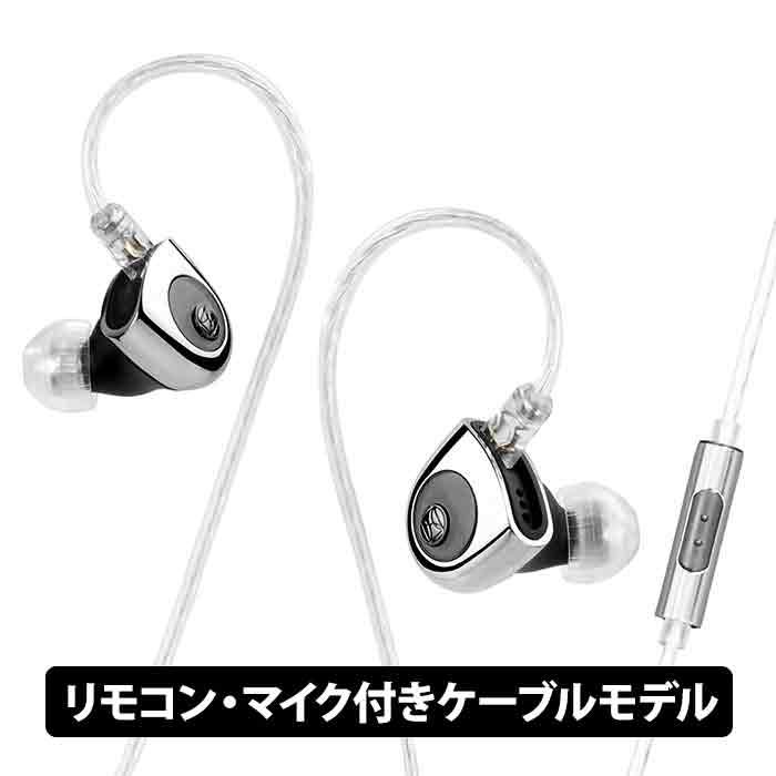 TWISTURA D-MAJOR with Mic （リモコン・マイク付きケーブルモデル） 有線イヤホン カナル型 耳掛け型 リケーブル対応 ダイナミックドライバー ツウィスチュラの画像