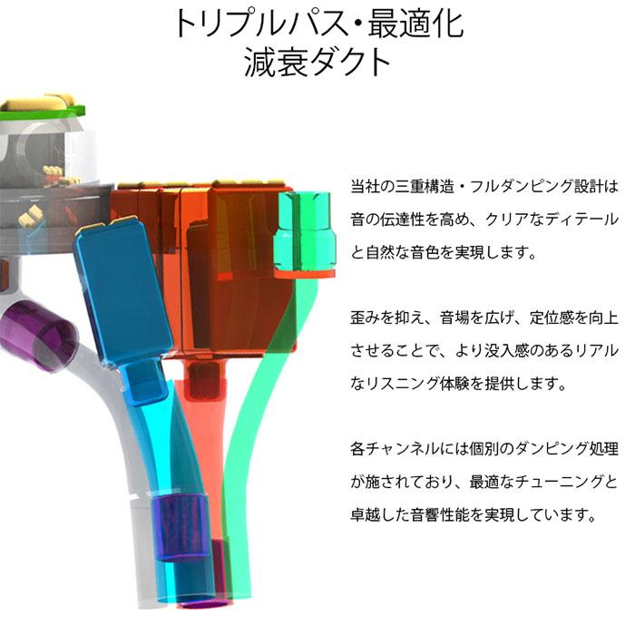 Juzear DEFIANT 有線イヤホン イヤホン 有線 カナル型 密閉型 耳掛け式