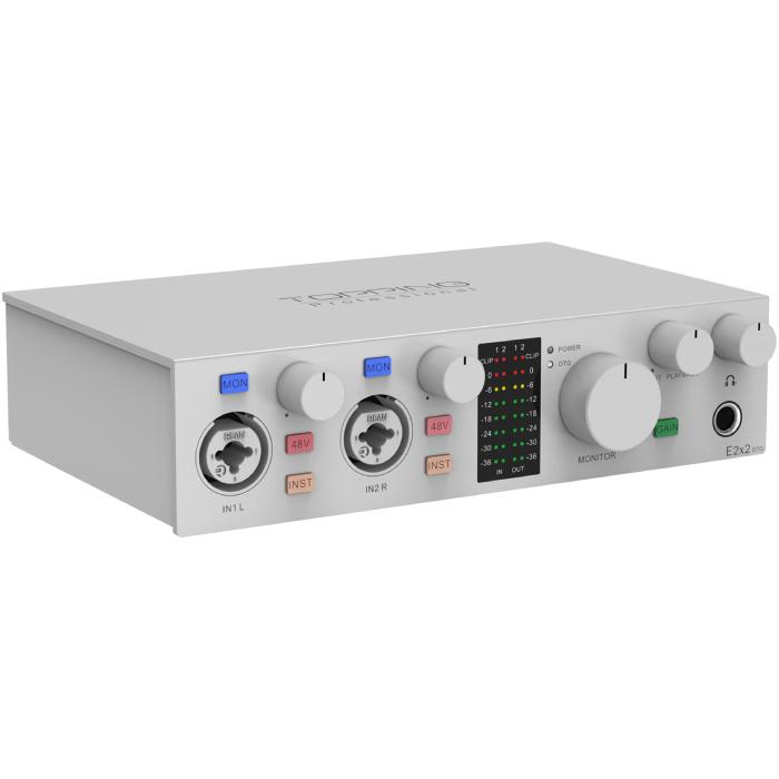 TOPPING Professional E2x2OTG 2in 2out Interface White オーディオ