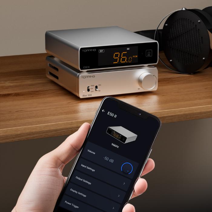 TOPPING E50II WH 据え置きDACアンプ ヘッドホンアンプ DAC搭載 6.3mm バランス接続 Bluetooth対応  LDAC aptX Adaptive 高音質 トッピングの画像