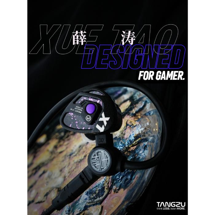 TANGZU 薛涛 XUETAO 3.5mm 有線イヤホン ゲーミングイヤホン カナル型