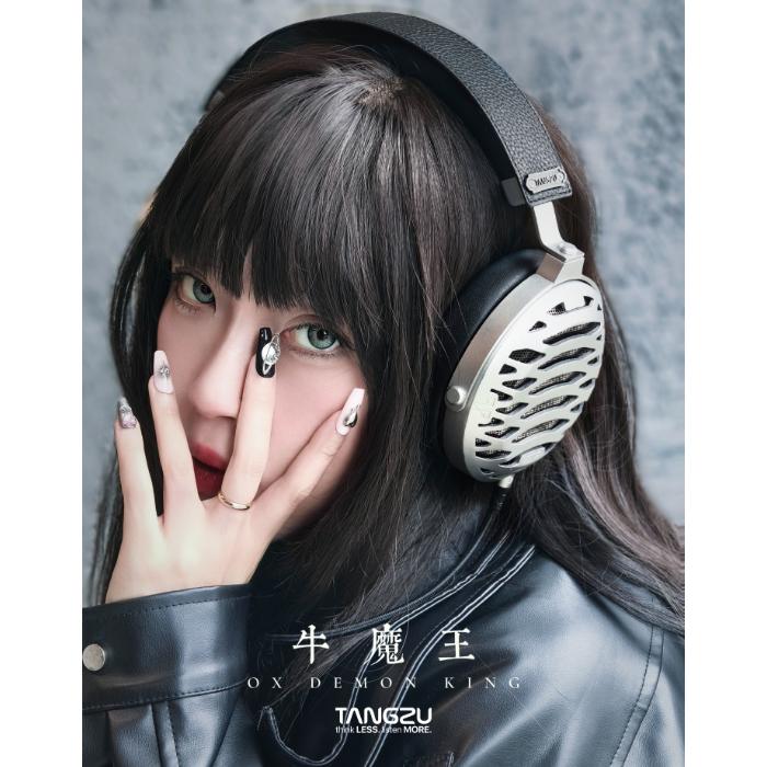 TANGZU 牛魔王　新品同様 TANGZU 牛魔王 有線ヘッドホン 開放型 平面磁気駆動 オーバーイヤー