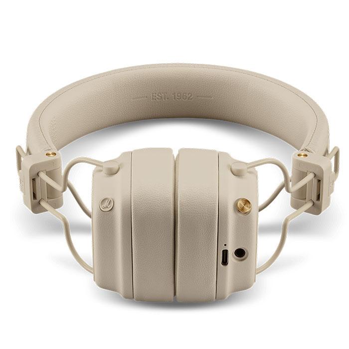MAJOR Marshall Major V Cream ワイヤレスヘッドホン 折り畳み MAJOR Marshall Major V Cream ワイヤレスヘッドホン 折り畳み