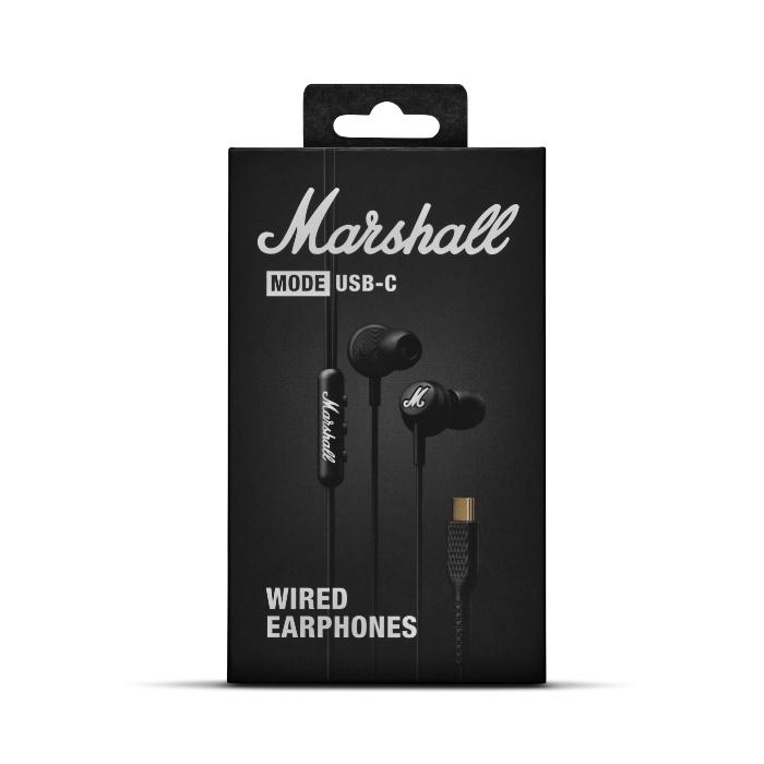 Marshall（マーシャル） Marshall Mode USB-C Black 有線イヤホン