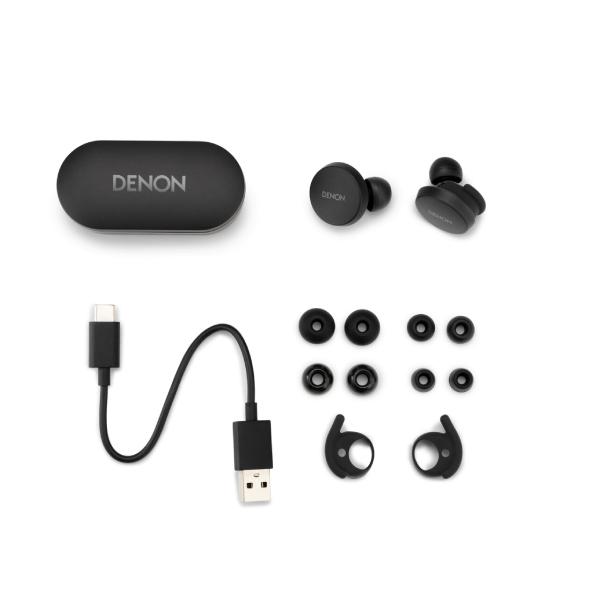 DENON PerL True Wireless Earbuds (AHC10PLBKE) デノン ワイヤレスイヤホン Bluetooth ノイズキャンセリング (送料無料)｜e-earphone｜08