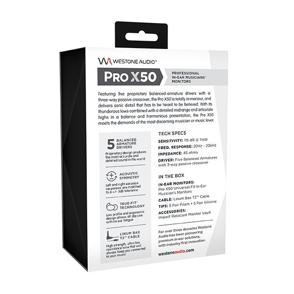Westone (お取り寄せ 納期:未定) Audio 有線イヤホン Pro X50 Westone (お取り寄せ 納期:未定) Audio 有線イヤホン Pro X50