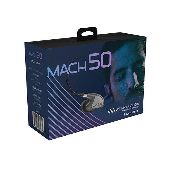 (新品未使用) Westone Audio 有線イヤホン MACH 50 (WA-M50) BA5ドライバー 耳掛け式 着脱式