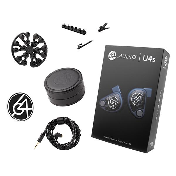 64 AUDIO U4s (64A-7051) 有線イヤホン カナル型 リケーブル対応 高