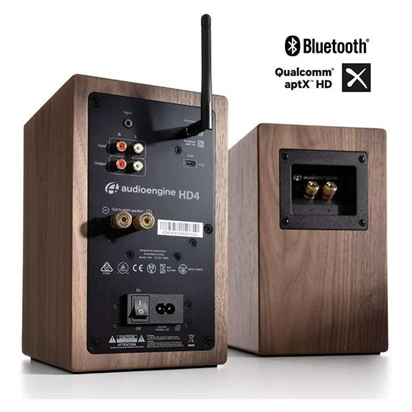 audioengine HD4 ワイヤレススピーカー お取り寄せ) Audioengine HD4 ウォールナット aptX HD対応ワイヤレス
