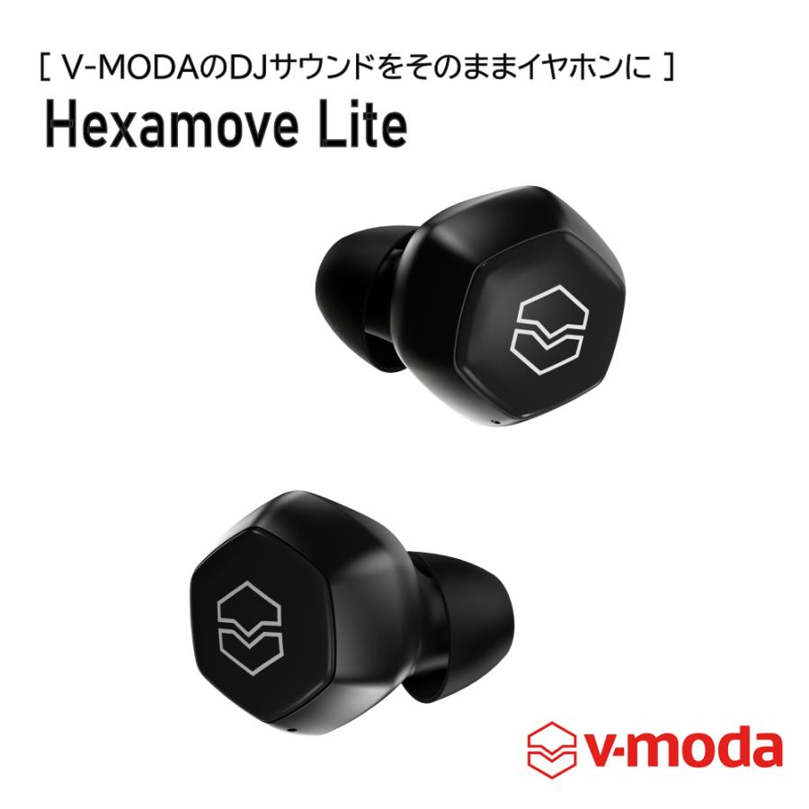 在庫限り) V-MODA フルワイヤレスイヤホン Hexamove Lite Black (HEXM  