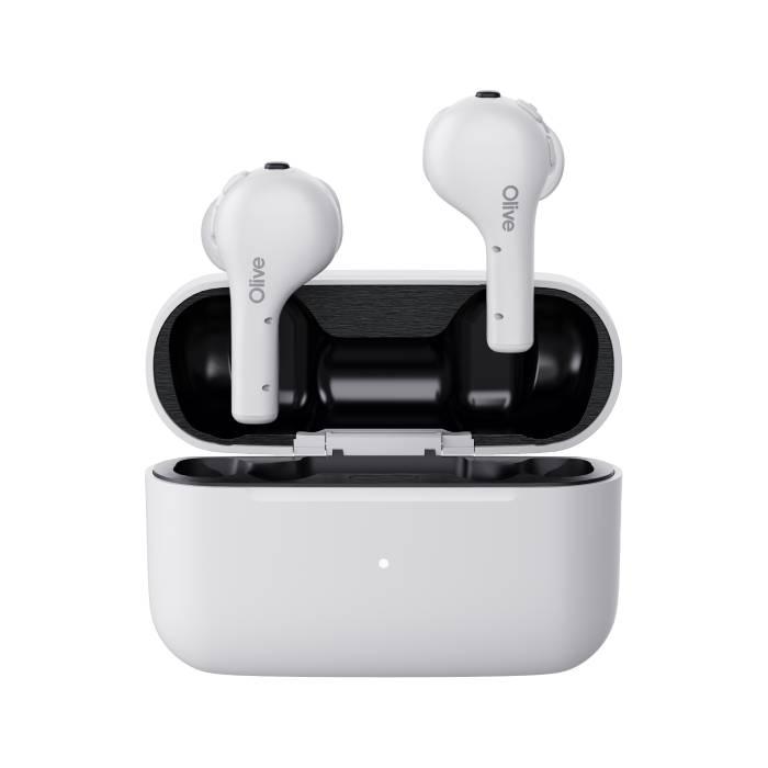 Olive Union Air ホワイト【OU0P030205】集音器 補聴器 ワイヤレス