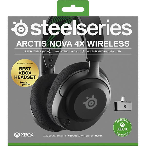 SteelSeries　Arctis Nova 4X (RE) スティールシリーズ ゲーミングヘッドセット ゲーム ヘッドホン マイク付き ワイヤレス PS Switch｜e-earphone｜10