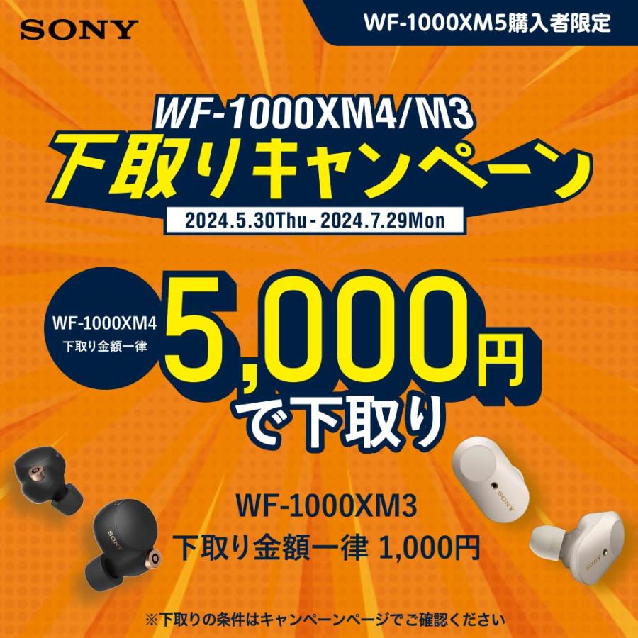 SONY WF-1000XM5 ソニー ワイヤレスイヤホン ノイズキャンセリング Bluetooth ブルートゥース イヤホン WF1000XM5 wf xm5｜e-earphone｜05