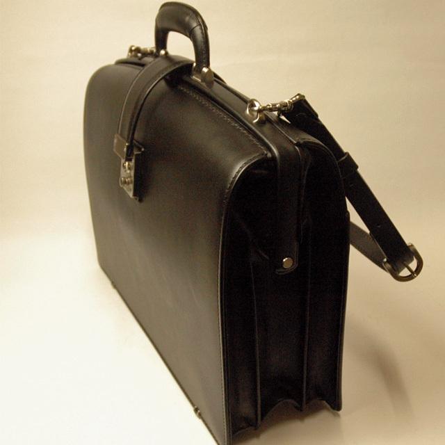 ダレスバッグ 牛革 青木鞄 ジーニアス 口枠部 手縫い 日本職人